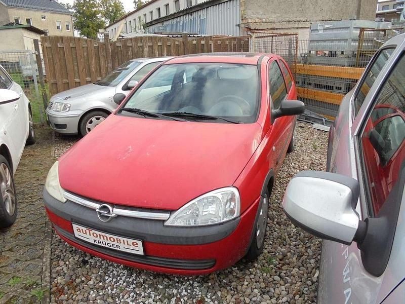 Rot Gebraucht 2002 Opel Corsa Eco Limousine | 220 € (Superpreis) - Bild 1/4