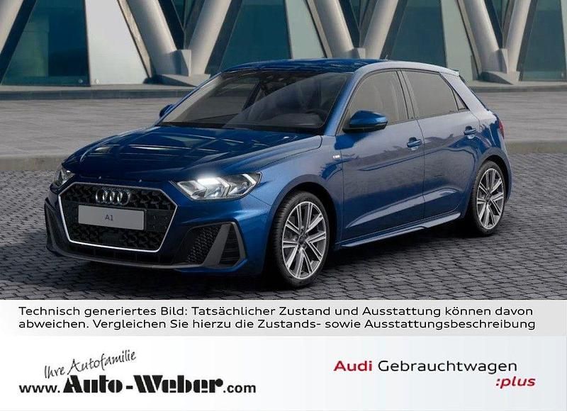 Blau Gebraucht 2024 Audi A1 Sportback S-Line Kleinwagen | 26.890 € (Fairer Preis) - Bild 1/3