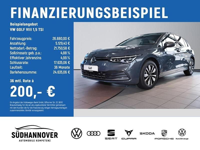 Gebraucht VW Golf VIII Move 150 PS (110 kW) 2024 Grau Limousine