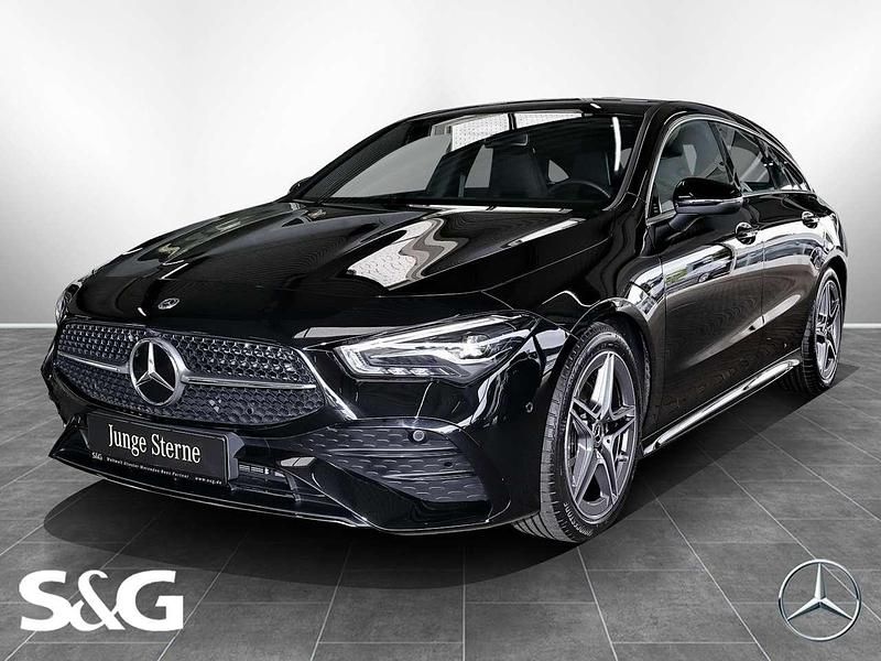 Metalliclack kosmosschwarz Gebraucht 2024 Mercedes CLA180 AMG Limousine | 30.970 € (Guter Preis) - Bild 1/4
