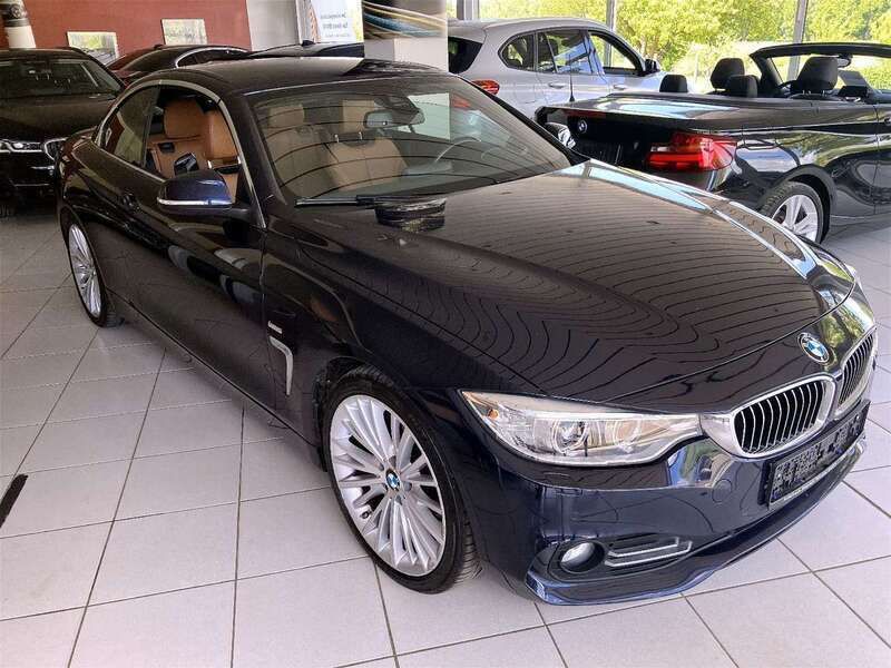 Imperialblau brillanteffekt me Gebraucht 2017 BMW 420 Cabrio | 26.945 € (Fairer Preis) - Bild 1/4