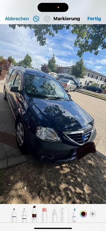 Blau Gebraucht 2008 Dacia Logan Limousine | 1.500 € (Fairer Preis) - Bild 1/4