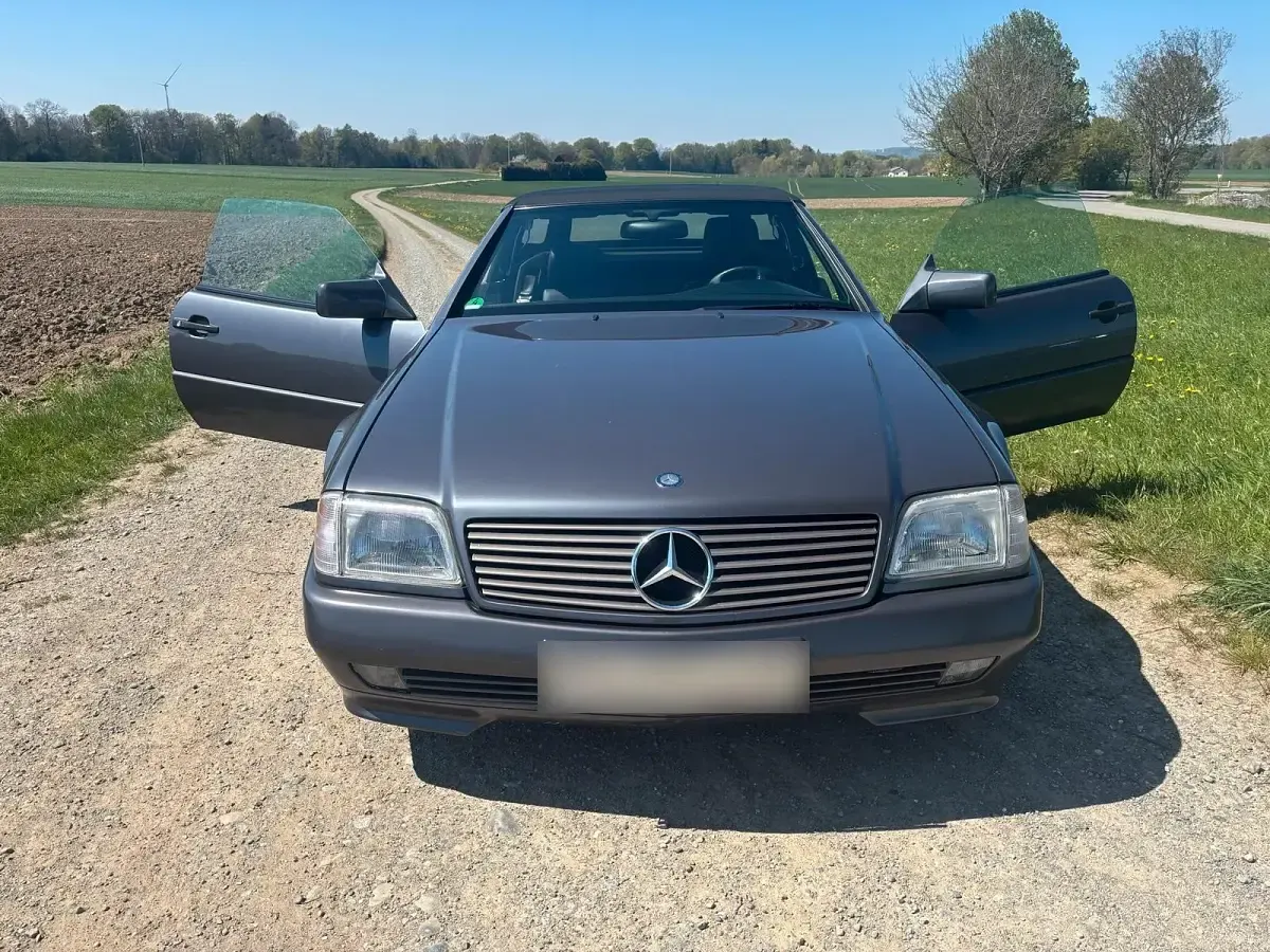Gebraucht Mercedes SL320 231 PS (169 kW) 1994 Grau Cabrio