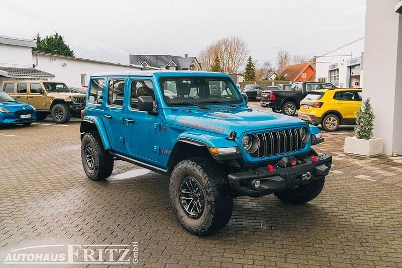Blau Neu 2025 Jeep Wrangler Unlimited Rubicon SUV | 79.900 € - Bild 1/4