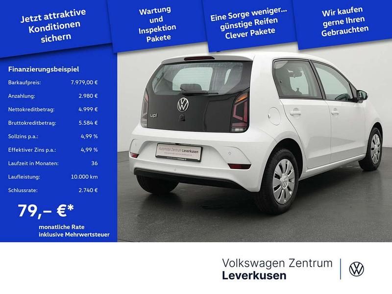 Gebraucht VW up! 65 PS (47 kW) 2023 Weiss Kleinwagen