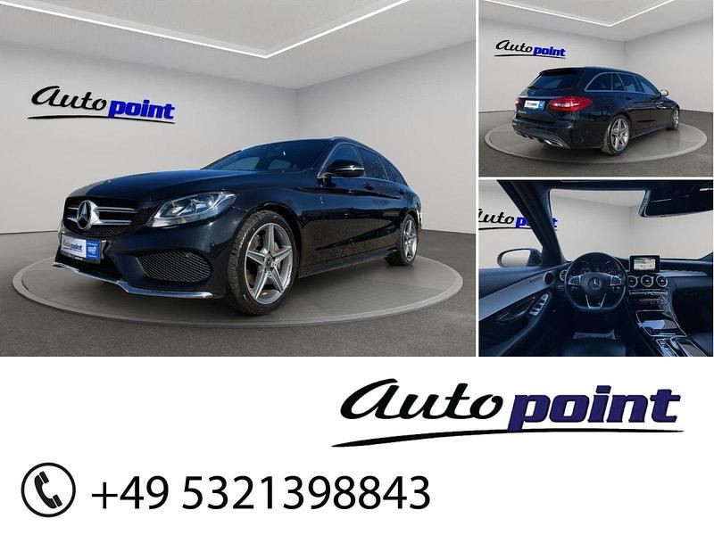 Gebraucht Mercedes C220 AMG line 170 PS (125 kW) 2018 Schwarz Kombi