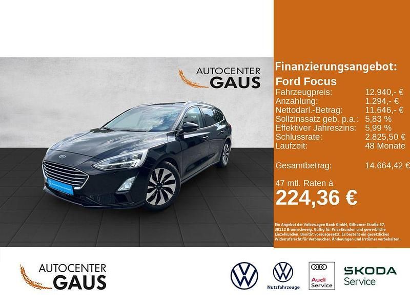 Schwarz Gebraucht 2018 Ford Focus Cool & Connect Kombi | 12.940 € (Fairer Preis) - Bild 1/4