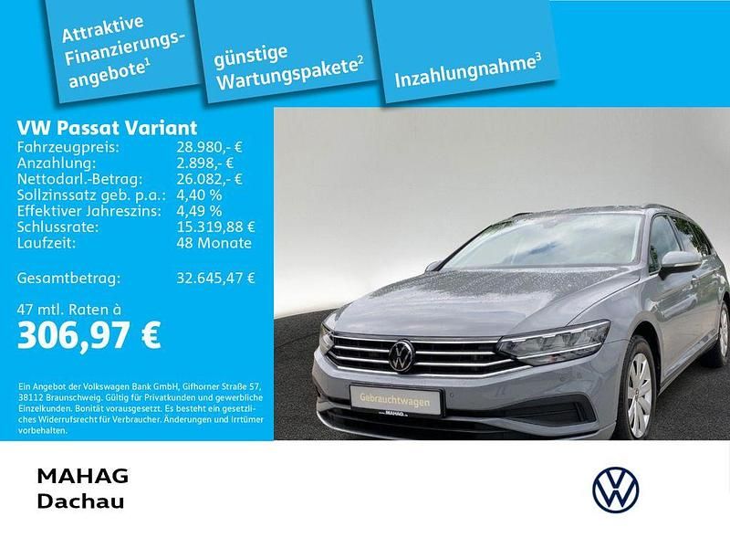 Grau Gebraucht 2023 VW Passat Kombi | 28.980 € (Guter Preis) - Bild 1/3