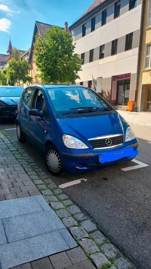 Gebraucht Mercedes A160 2001 Blau Kleinwagen