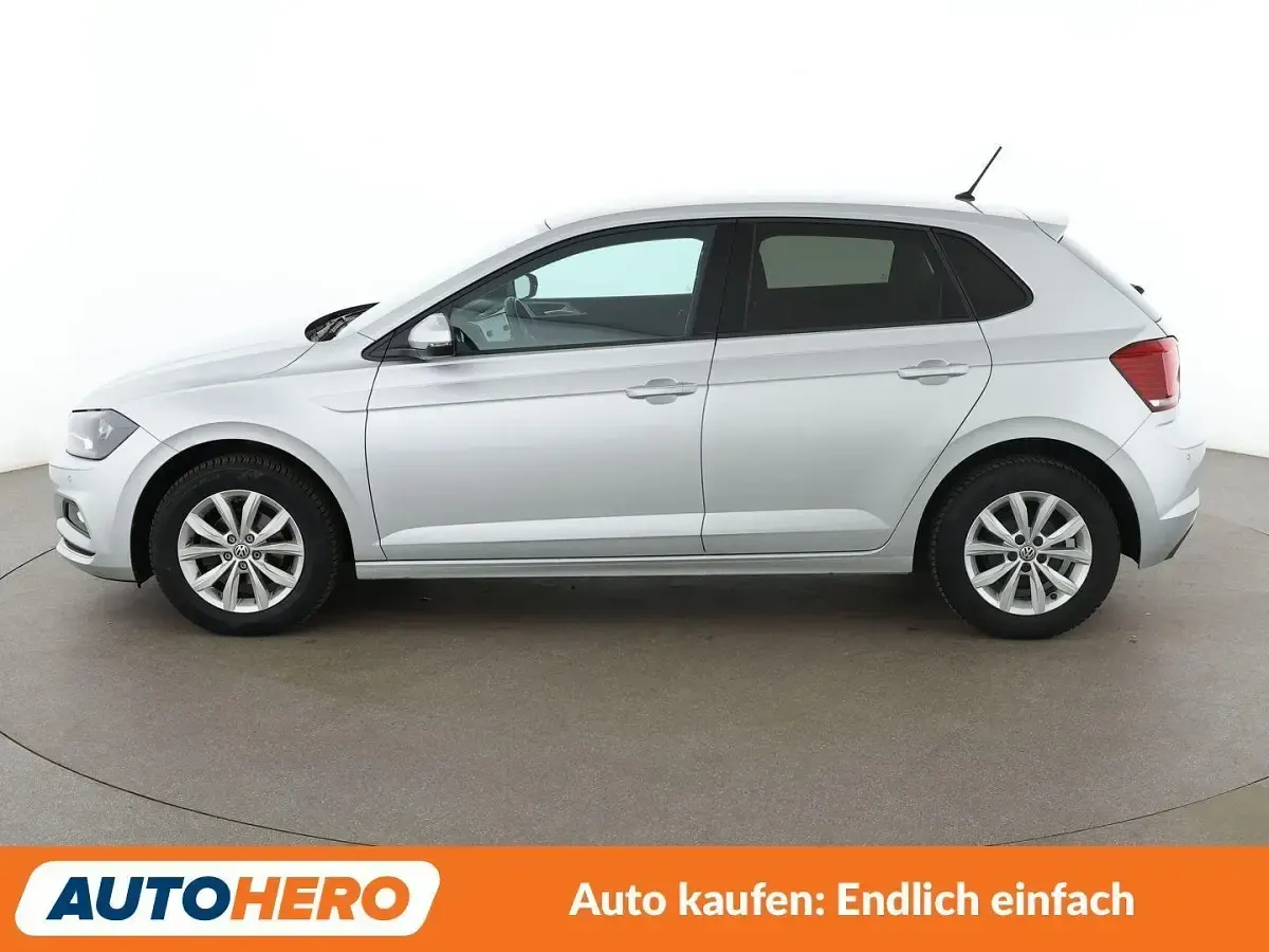 Gebraucht VW Polo Highline 95 PS (69 kW) 2019 Reflexsilber Kleinwagen