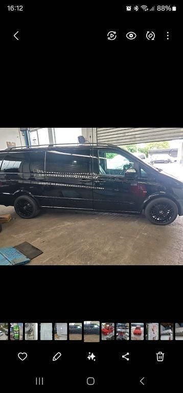 Schwarz Gebraucht 2010 Mercedes Viano Edition Van / Kleinbus | 12.500 € (Superpreis) - Bild 1/4