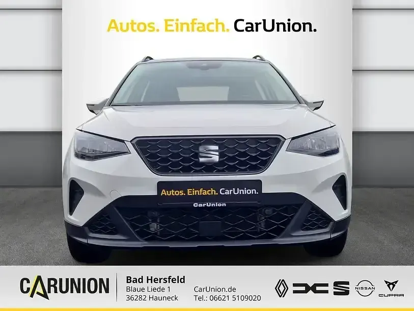 Gebraucht Seat Arona Style 95 PS (69 kW) 2022 Candy weiß/dach schwarz SUV