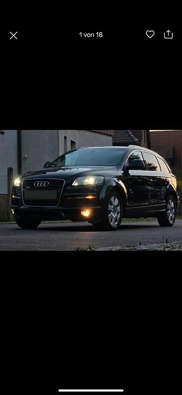 Schwarz Gebraucht 2008 Audi Q7 S-Line SUV | 8.900 € (Superpreis) - Bild 1/4