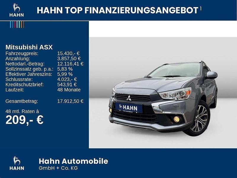 Gebraucht Mitsubishi ASX 150 PS (110 kW) 2017 Grau SUV