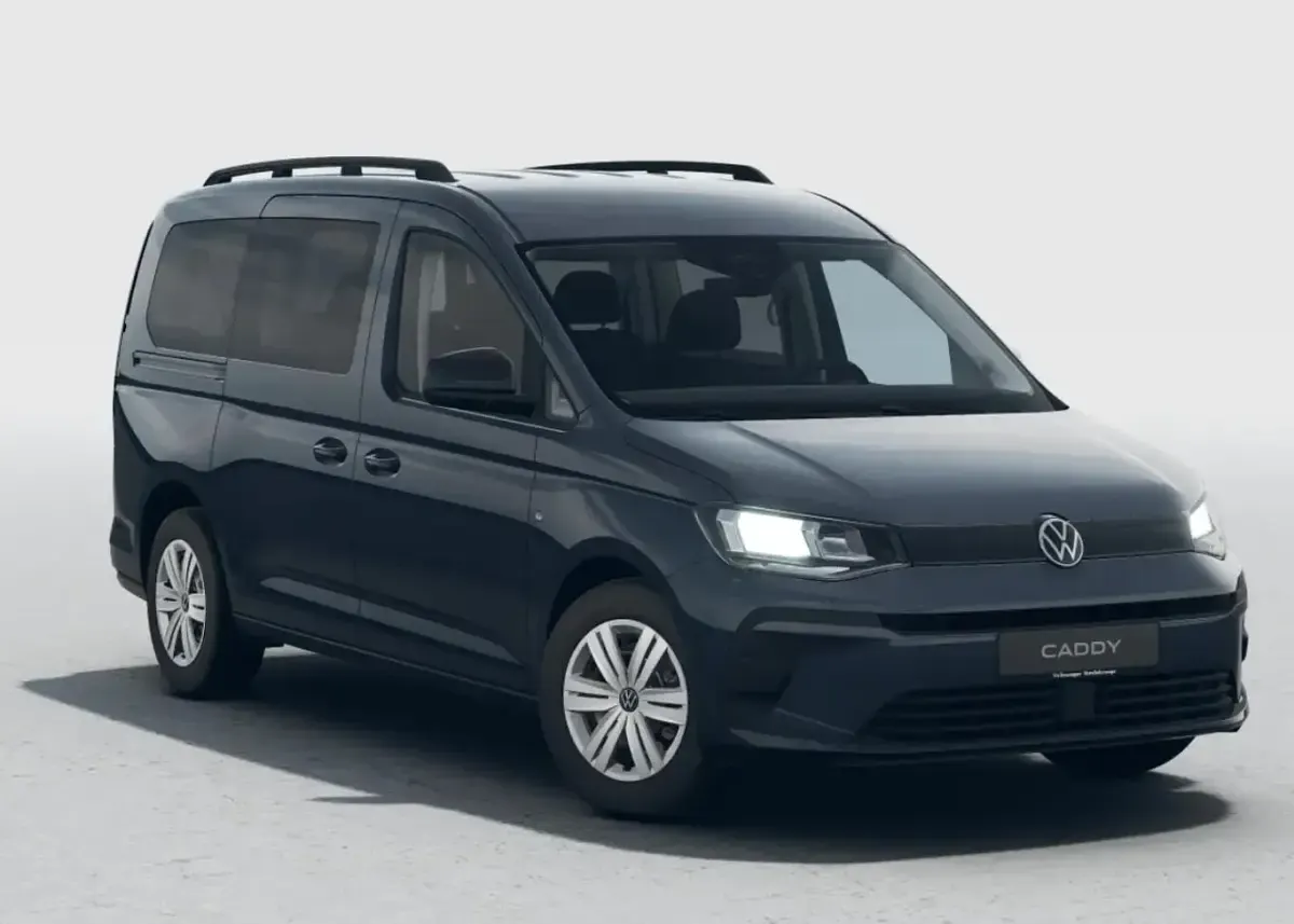 Neu VW Caddy Maxi 122 PS (89 kW) 2026 Starlight blue metallic Van / Kleinbus