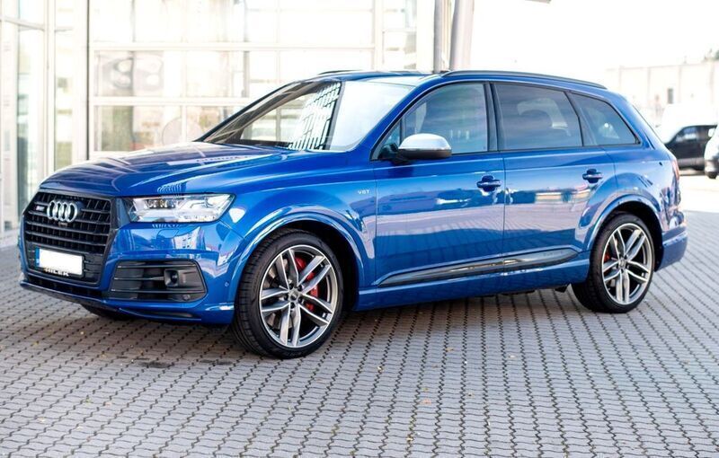 Blau Gebraucht 2017 Audi SQ7 Sport SUV | 32.000 € - Bild 1/4
