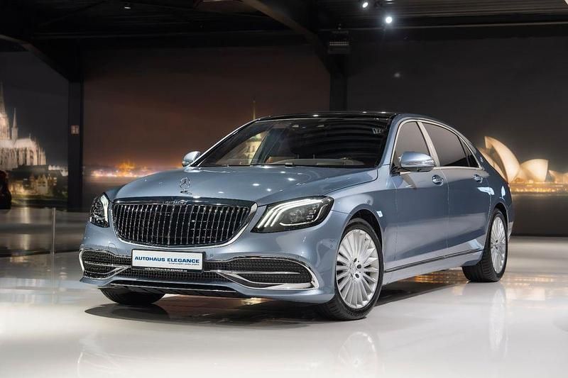 Cote d'azur blue bright Gebraucht 2019 Mercedes S560 Limousine | 95.980 € - Bild 1/4