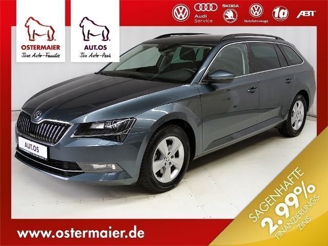 Grau metallic Gebraucht 2016 Skoda Superb Ambition Kombi | 27.860 € - Bild 1/4