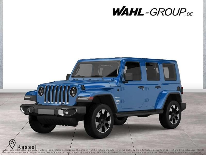 Blau Gebraucht 2025 Jeep Wrangler Unlimited Sahara SUV | 61.900 € (Fairer Preis) - Bild 1/4