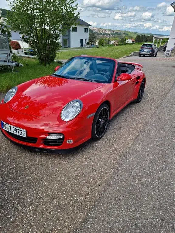 Gebraucht Porsche 997 Turbo 500 PS (367 kW) 2009 Rot Cabrio