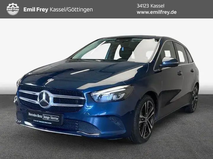 Denimblau metallic Gebraucht 2020 Mercedes B220 Progressive Van / Kleinbus | 25.250 € (Fairer Preis) - Bild 1/4