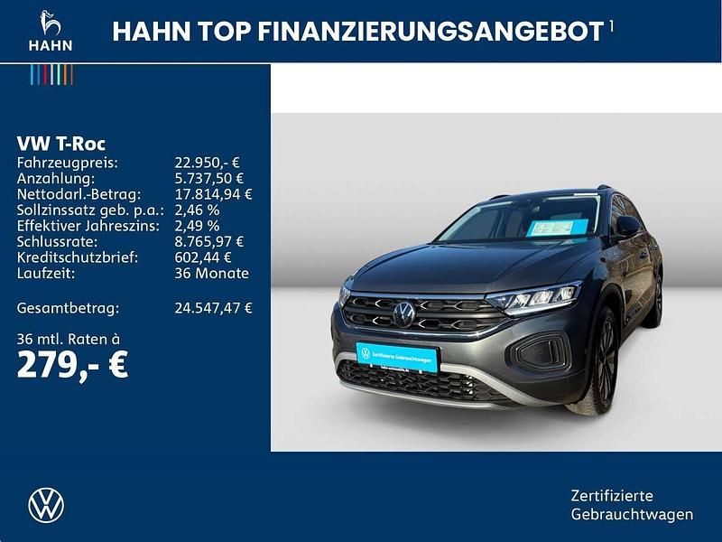 Gebraucht VW T-Roc Goal 116 PS (85 kW) 2025 Indiumgrau metallic SUV