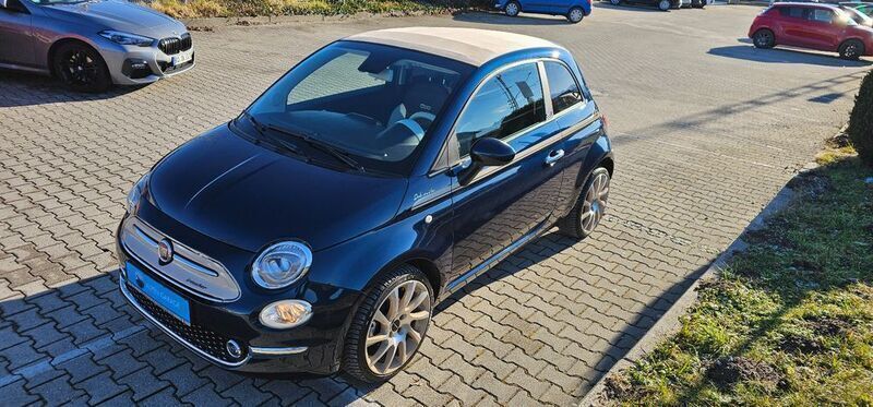Blau Gebraucht 2021 Fiat 500C Dolcevita Cabrio | 16.999 € (Etwas zu teuer) - Bild 1/4