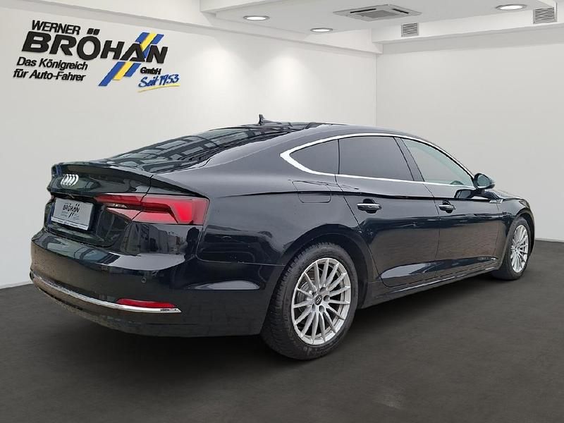 Gebraucht Audi A5 Sportback Design 190 PS (139 kW) 2019 Mythosschwarz metallic Kleinwagen