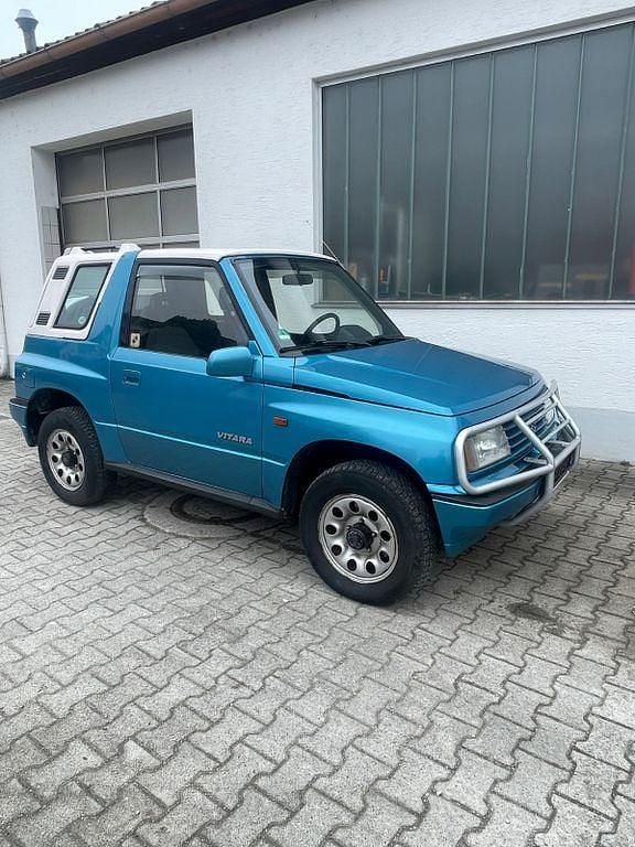 Gebraucht Suzuki Vitara 80 PS (58 kW) 1993 Blau Cabrio