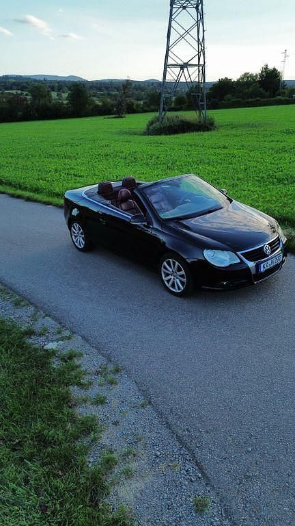 Schwarz Gebraucht 2006 VW Eos Cabrio | 5.000 € (Teuer) - Bild 1/4