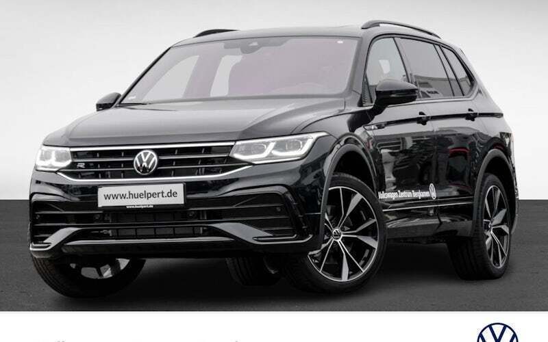 Schwarz Gebraucht 2024 VW Tiguan Allspace R-line SUV | 56.888 € - Bild 1/4
