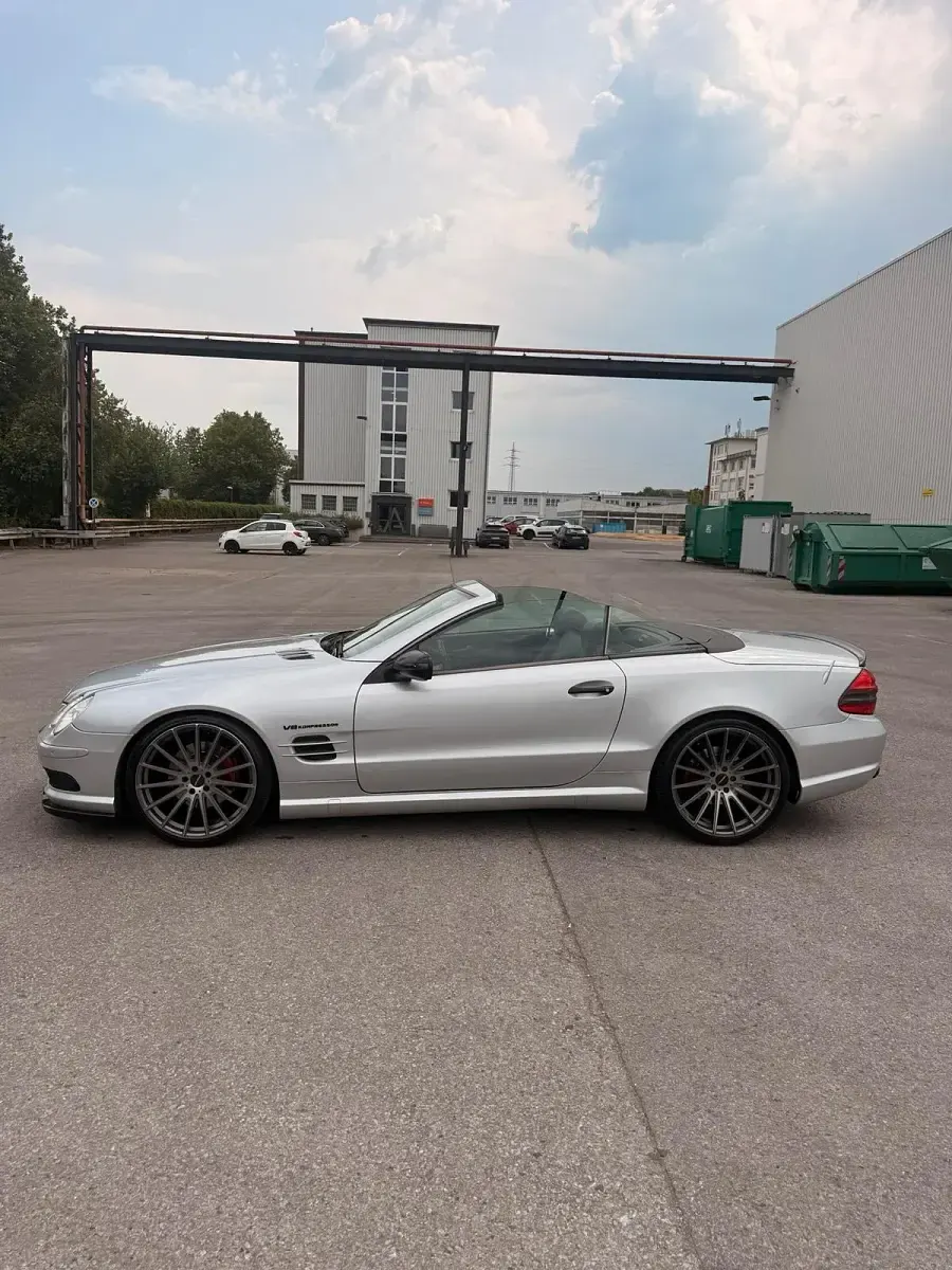Gebraucht Mercedes SL500 AMG 306 PS (225 kW) 2006 Silber Cabrio