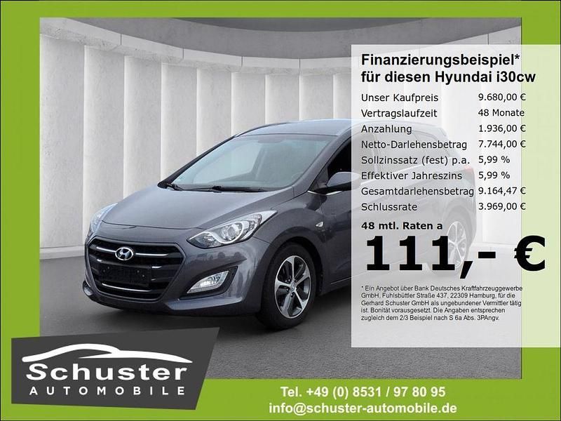 Grau Gebraucht 2016 Hyundai i30 Trend Kombi | 9.680 € (Fairer Preis) - Bild 1/4