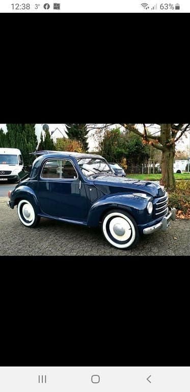 Gebraucht Fiat Topolino 13 kW (18 PS) 1953 Blau Kleinwagen