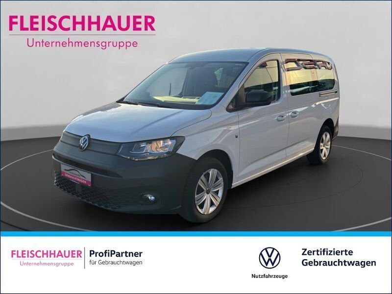 Weiss Gebraucht 2022 VW Caddy Van / Kleinbus | 22.390 € - Bild 1/4