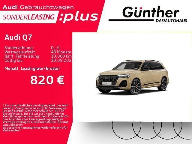 Sakhirgold metallic Gebraucht 2024 Audi Q7 S-Line SUV | 86.950 € (Teuer) - Bild 1/4