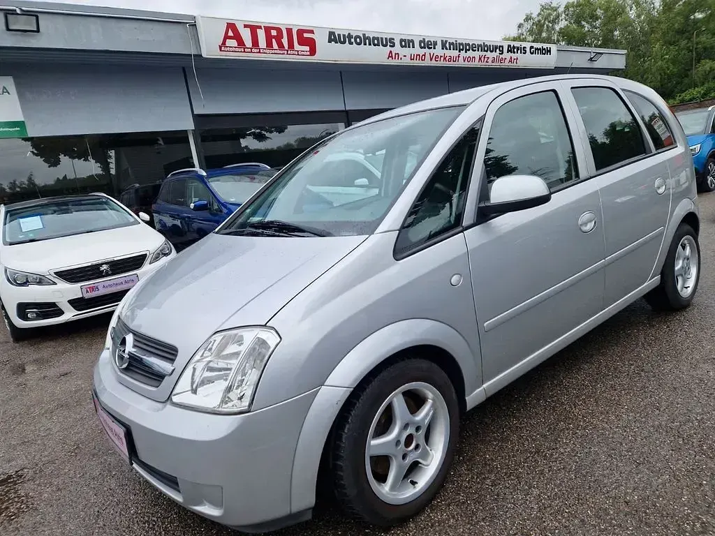 Gebraucht Opel Meriva Edition 101 PS (74 kW) 2005 Silber Van / Kleinbus