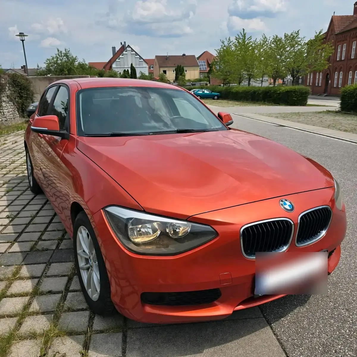 Gebraucht BMW 116 136 PS (100 kW) 2012 Orange Kleinwagen