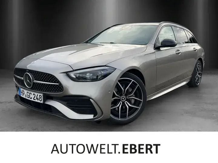 Mojavesilber Gebraucht 2024 Mercedes C300 AMG Kombi | 59.990 € - Bild 1/4