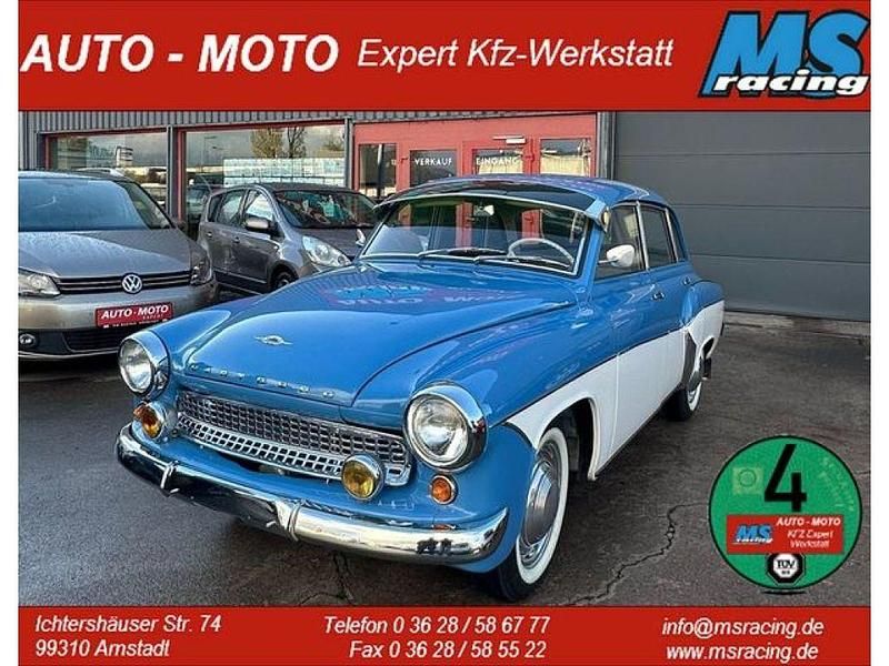 Blau/weiß Gebraucht 1964 Wartburg 311 Limousine | 22.222 € - Bild 1/4