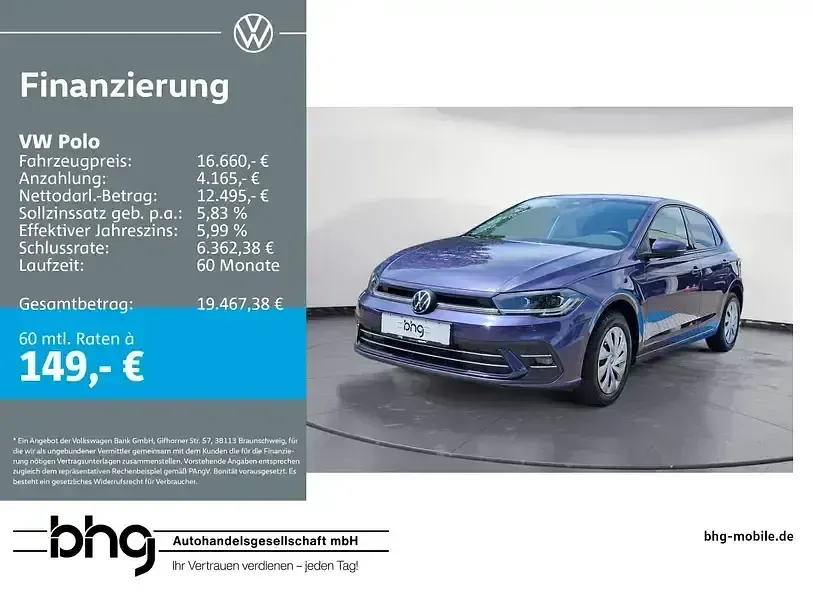 Gebraucht VW Polo Style 95 PS (69 kW) 2021 Kleinwagen