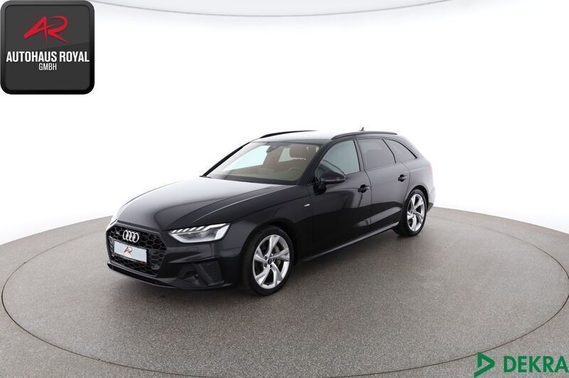 Schwarz (metallic) Gebraucht 2022 Audi A4 S-Line Kombi | 37.880 € (Fairer Preis) - Bild 1/4