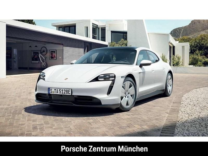 Weiß Gebraucht 2022 Porsche Taycan Sport Turismo Kombi | 59.900 € (Superpreis) - Bild 1/4
