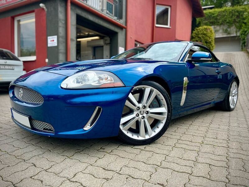 Blau Gebraucht 2010 Jaguar XKR Cabrio | 27.000 € (Superpreis) - Bild 1/4