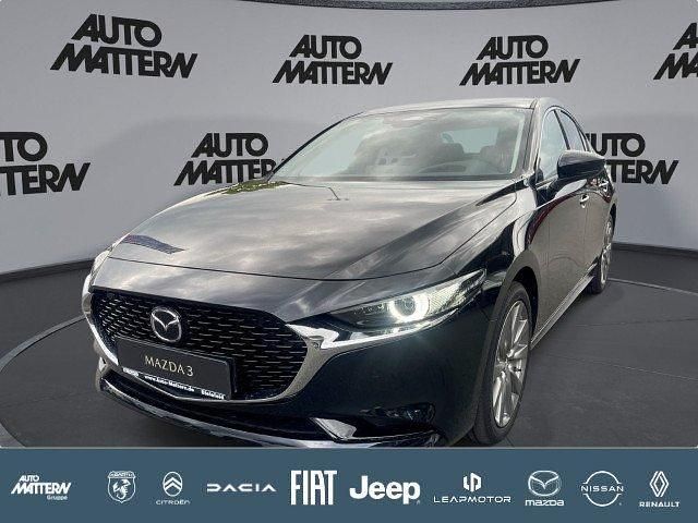 Schwarz Neu 2025 Mazda 3 Exclusive-Line Limousine | 30.390 € - Bild 1/4