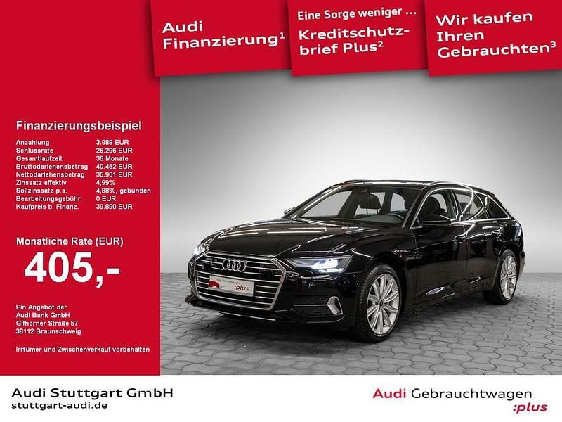 Mythosschwarz metallic Gebraucht 2022 Audi A6 Ambiente Kombi | 39.890 € (Guter Preis) - Bild 1/2