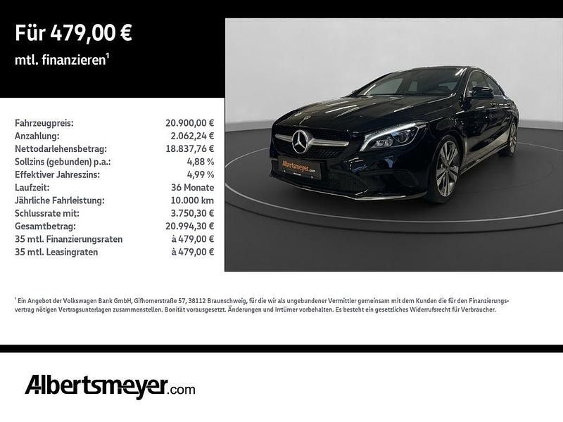 Schwarz Gebraucht 2018 Mercedes CLA180 Urban Limousine | 20.900 € (Fairer Preis) - Bild 1/4