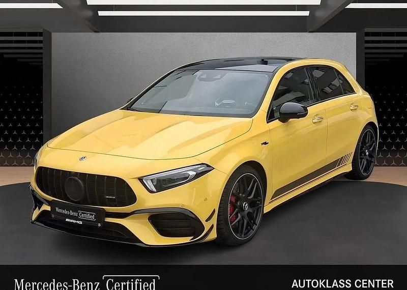 Gelb Gebraucht 2022 Mercedes A45 AMG Advanced Plus Limousine | 47.500 € (Guter Preis) - Bild 1/4