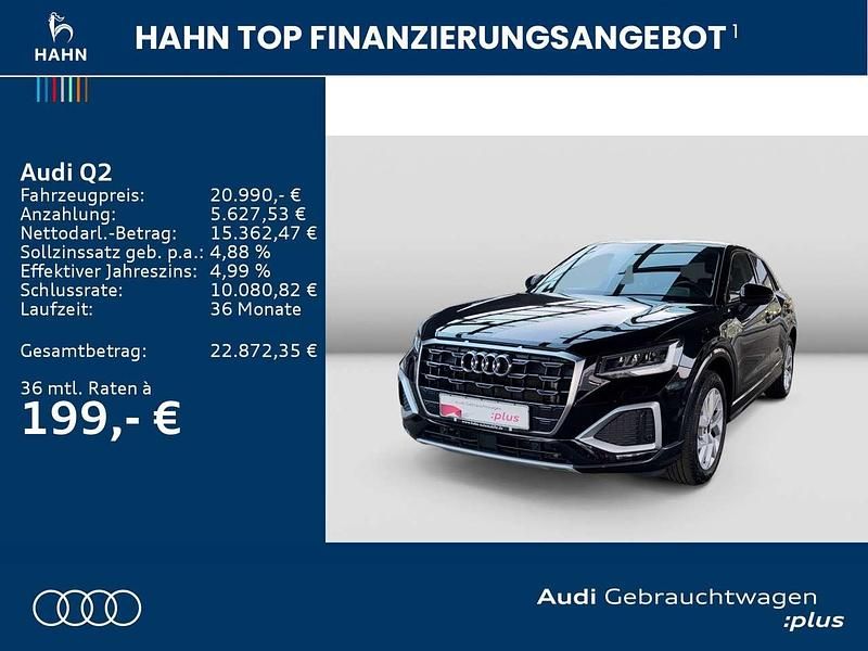 Gebraucht Audi Q2 Advanced Plus 150 PS (110 kW) 2022 Brillantschwarz SUV