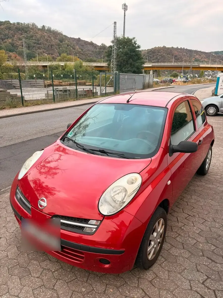 Gebraucht Nissan Micra 65 PS (47 kW) 2007 Rot Kleinwagen